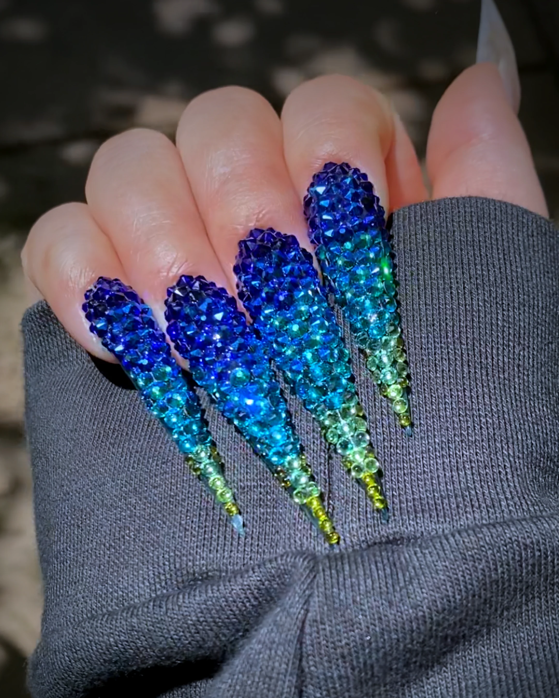 Cerulean Ombre - Nail Gallerys