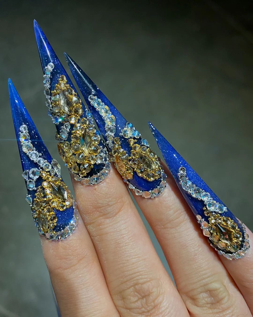 Jeweled Paisley - Nail Gallerys