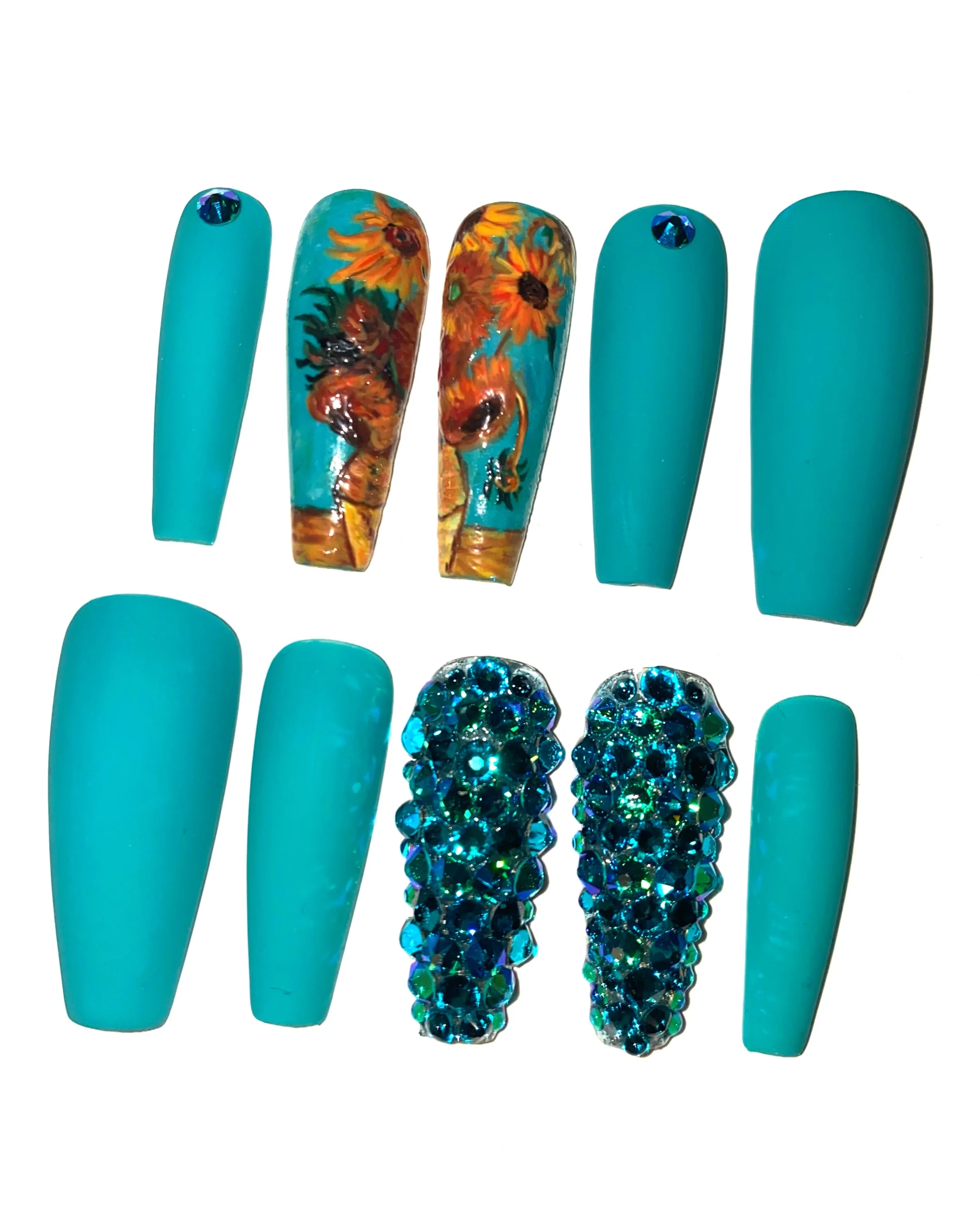 Van Gogh: Sunflowers - Nail Gallerys