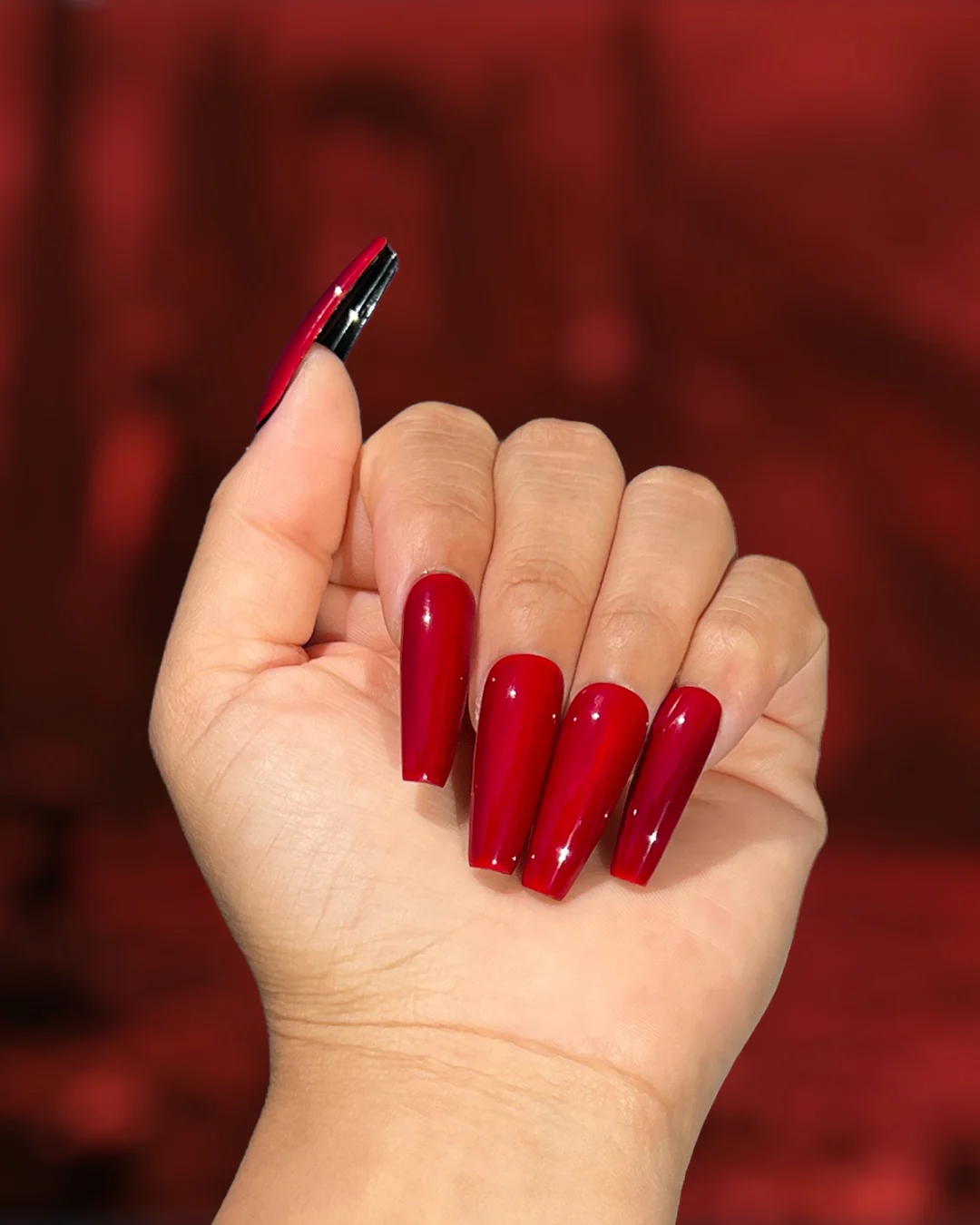 Upside Down Black Bottoms - Nail Gallerys