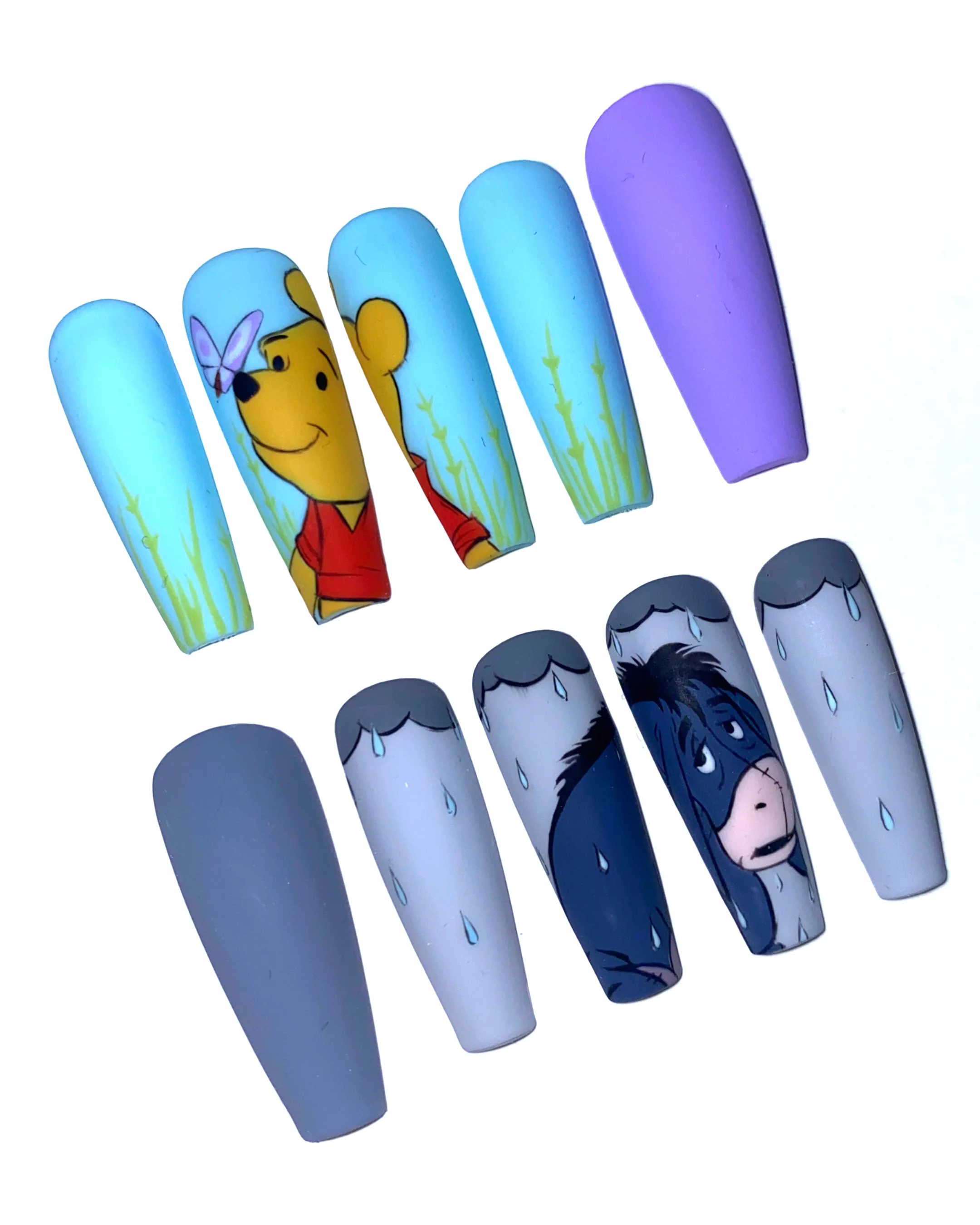 Pooh & Eeyore - Nail Gallerys