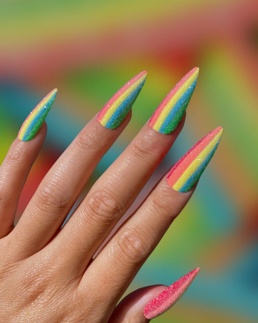 Rainbow Sours - Nail Gallerys