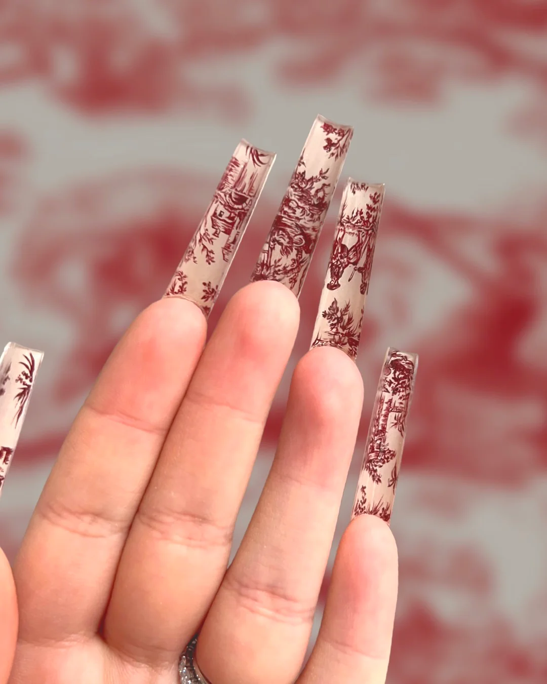 Toile de Jouy Bottoms - Nail Gallerys