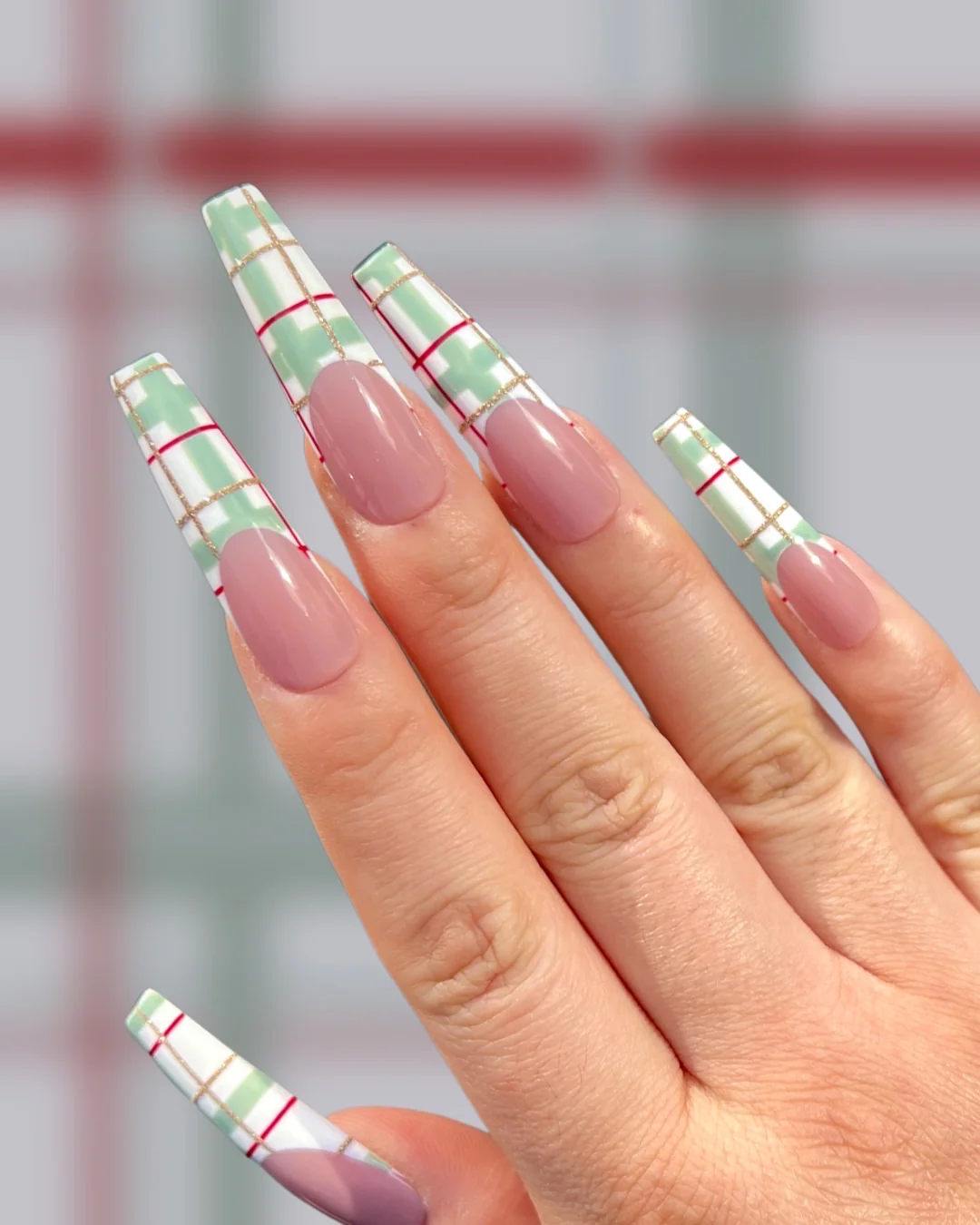 Vintage Tartan - Nail Gallerys