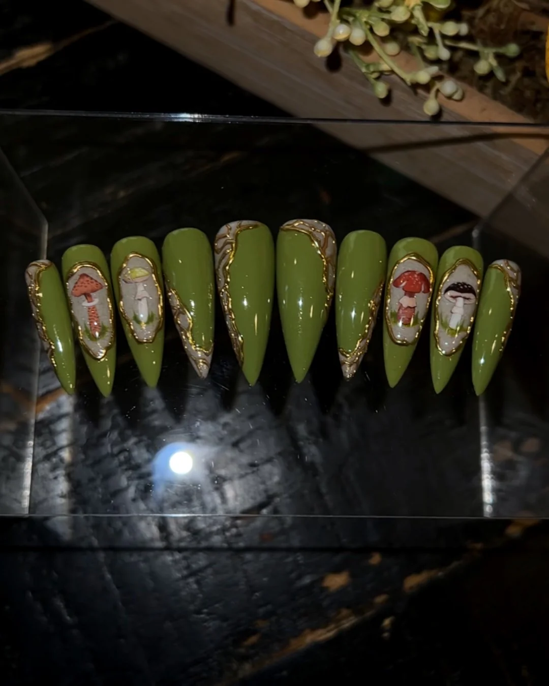 Wild Mushrooms - Nail Gallerys