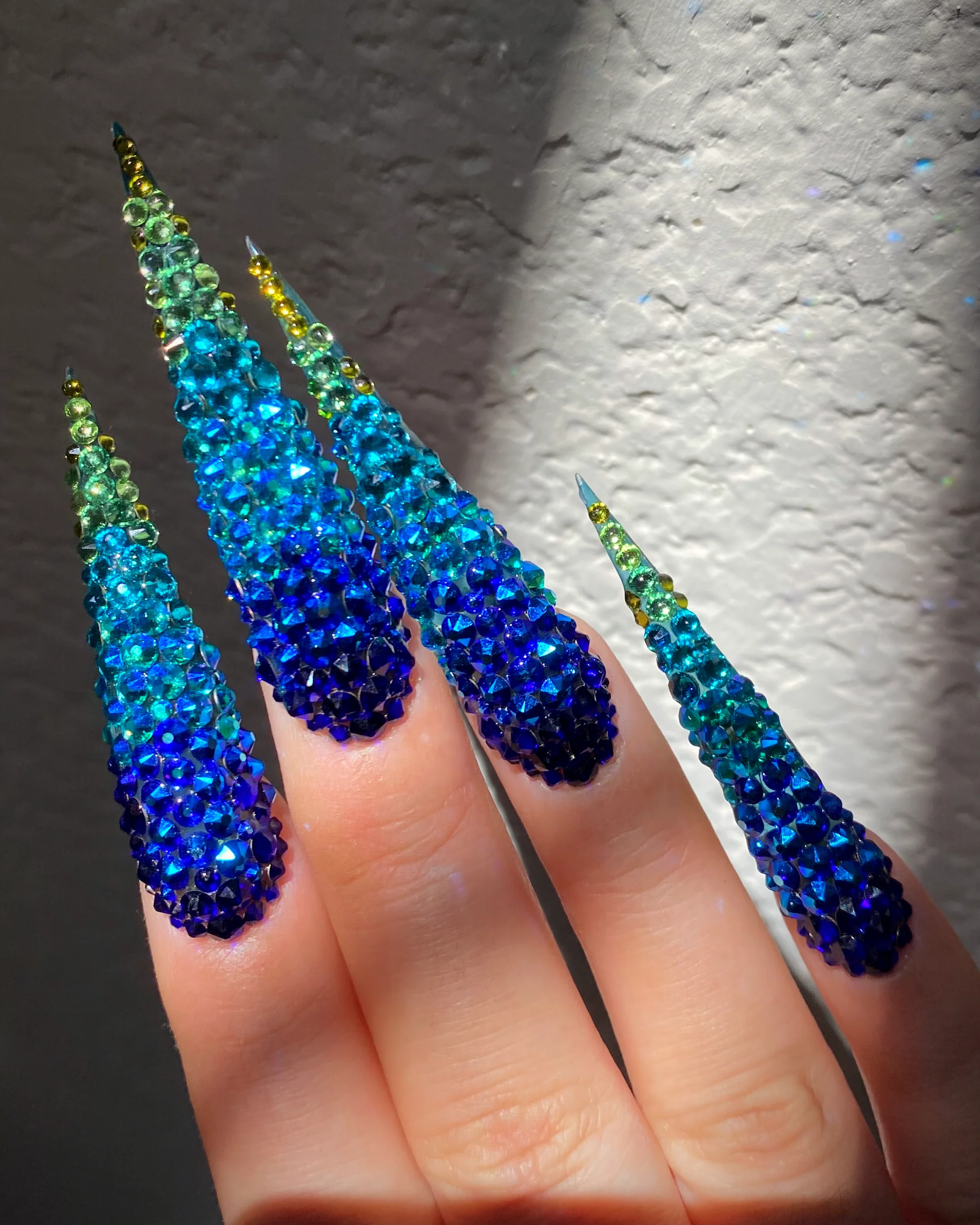 Cerulean Ombre - Nail Gallerys