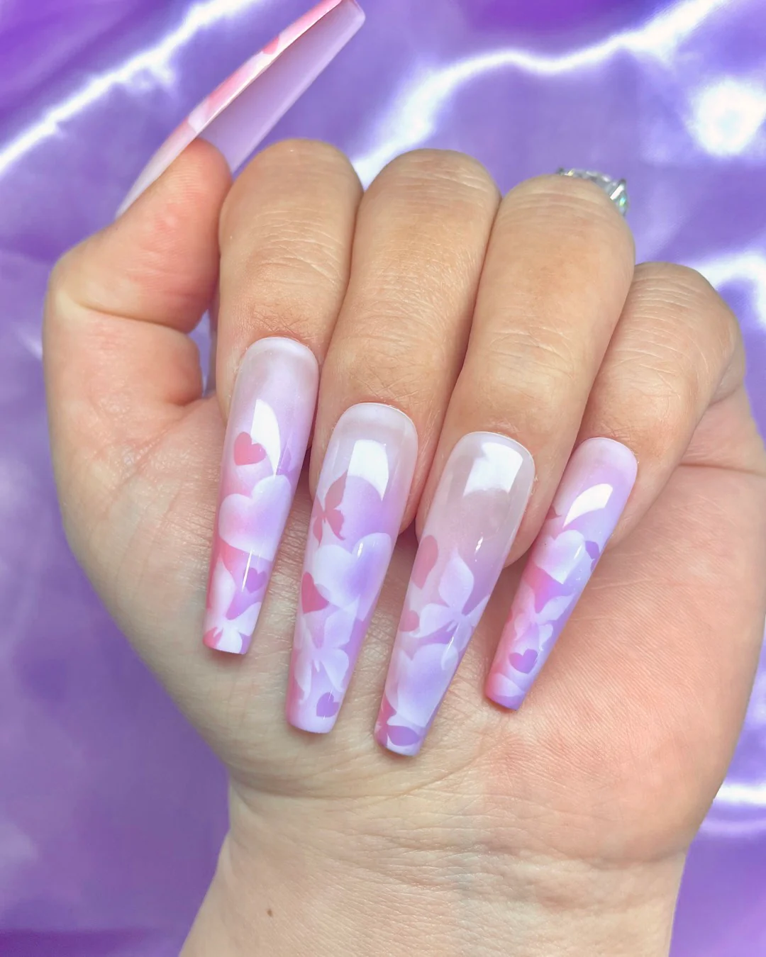 Baby Girl Butterflies - Nail Gallerys