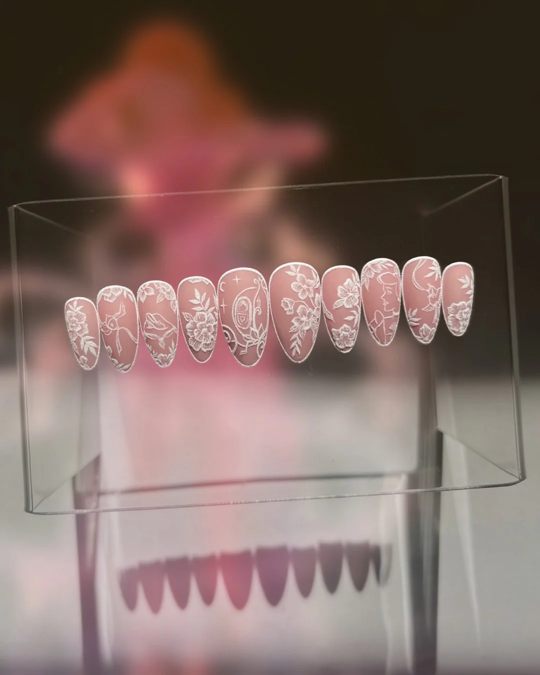 Nude Cinderella Lace - Nail Gallerys