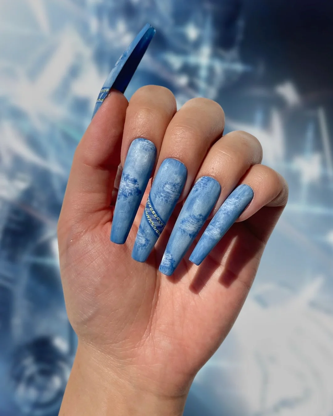 Blue Jeans - Nail Gallerys