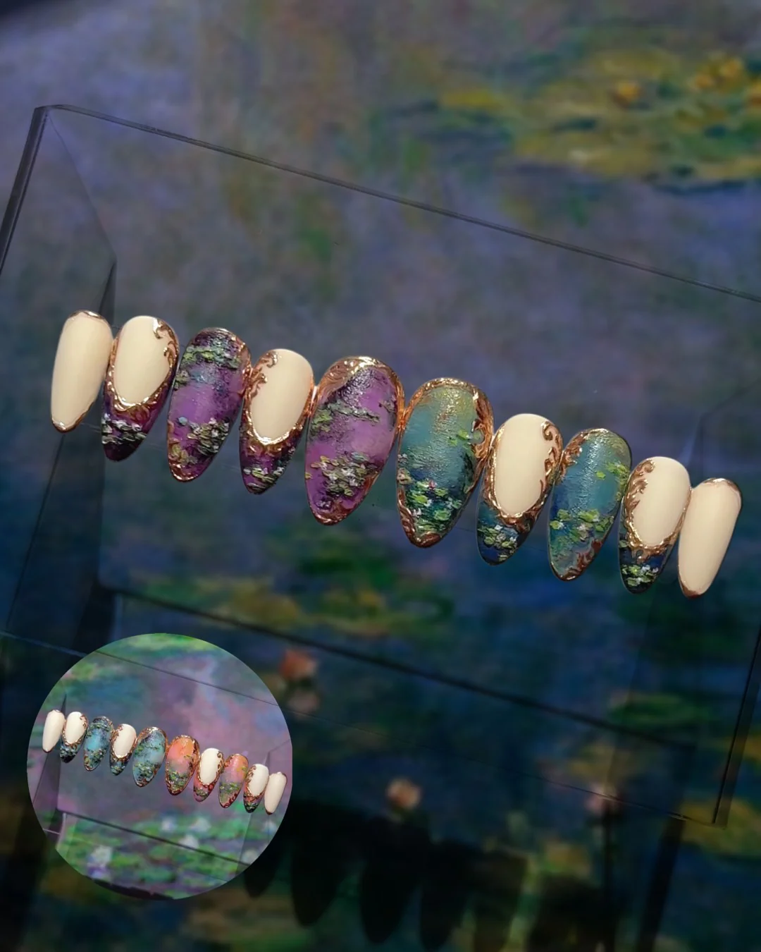 Water Lilies, Monet - Nail Gallerys