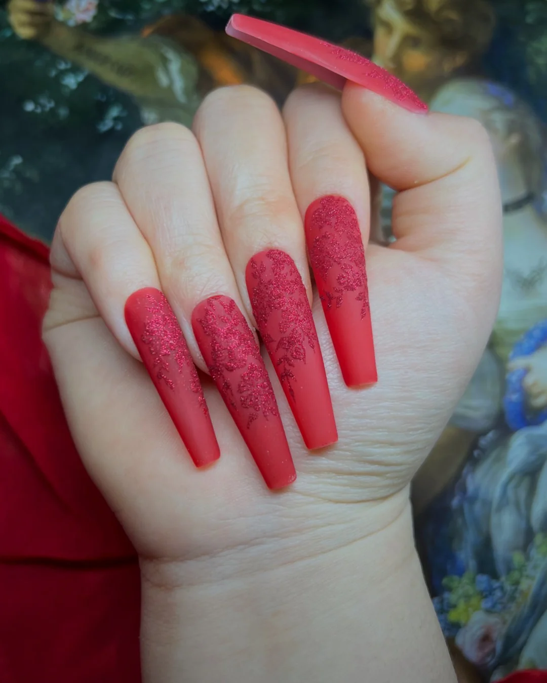 Crimson Lace - Nail Gallerys