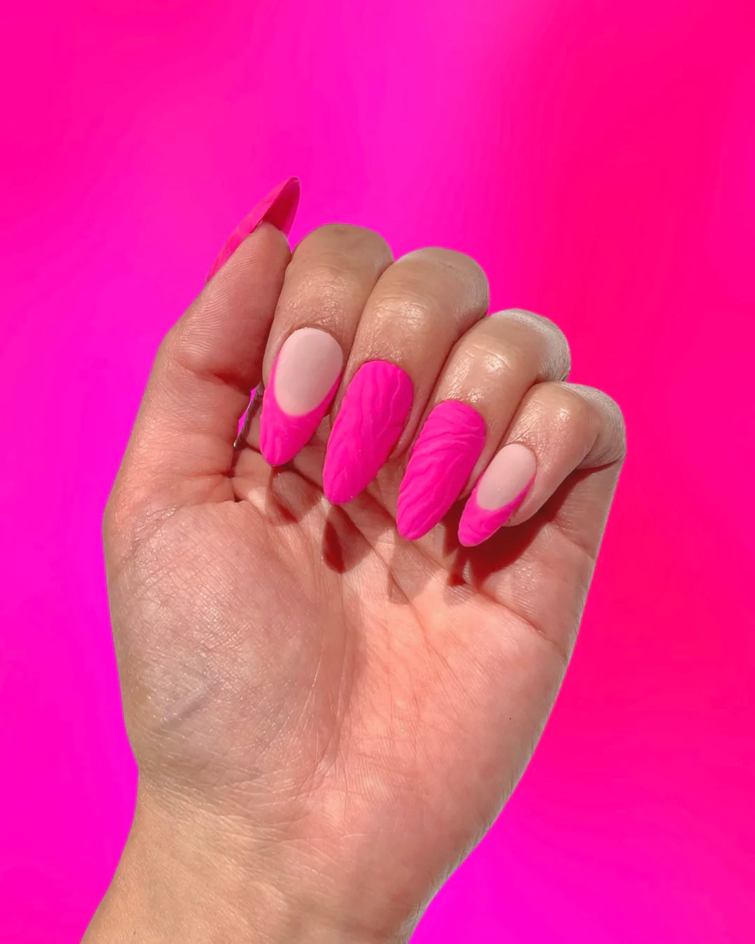 Hot Pink Zebra - Nail Gallerys