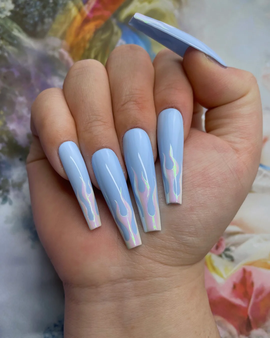 Heavenly Flames - Nail Gallerys