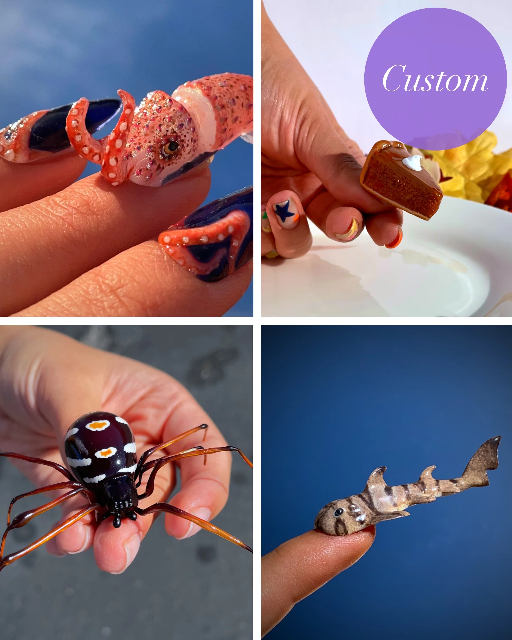 Sculpture Press-Ons - Nail Gallerys