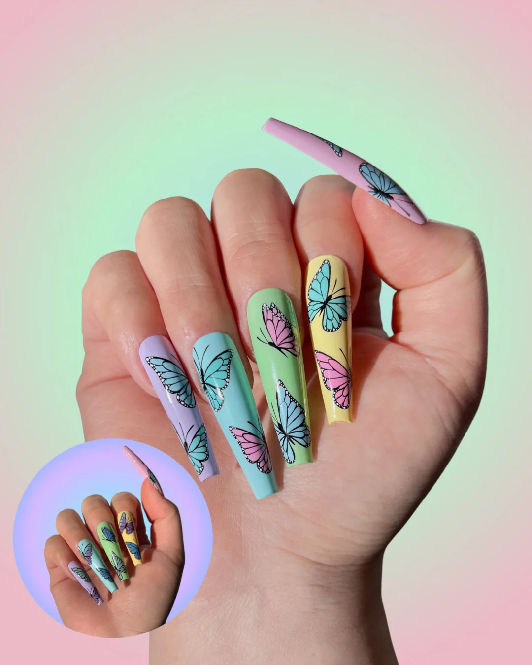 Flutter Prismatic - Nail Gallerys