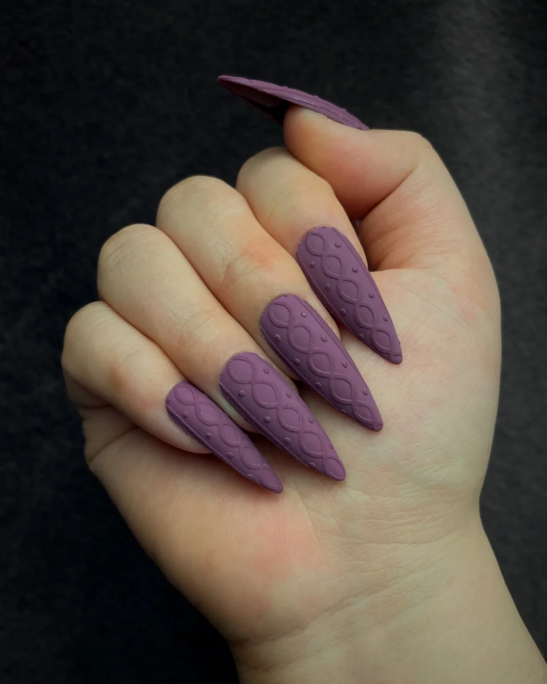 Cozy Knits: Fig - Nail Gallerys