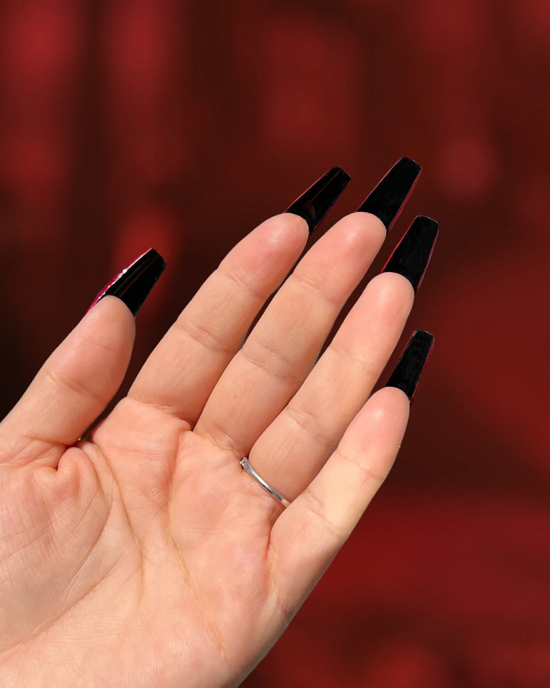 Upside Down Black Bottoms - Nail Gallerys