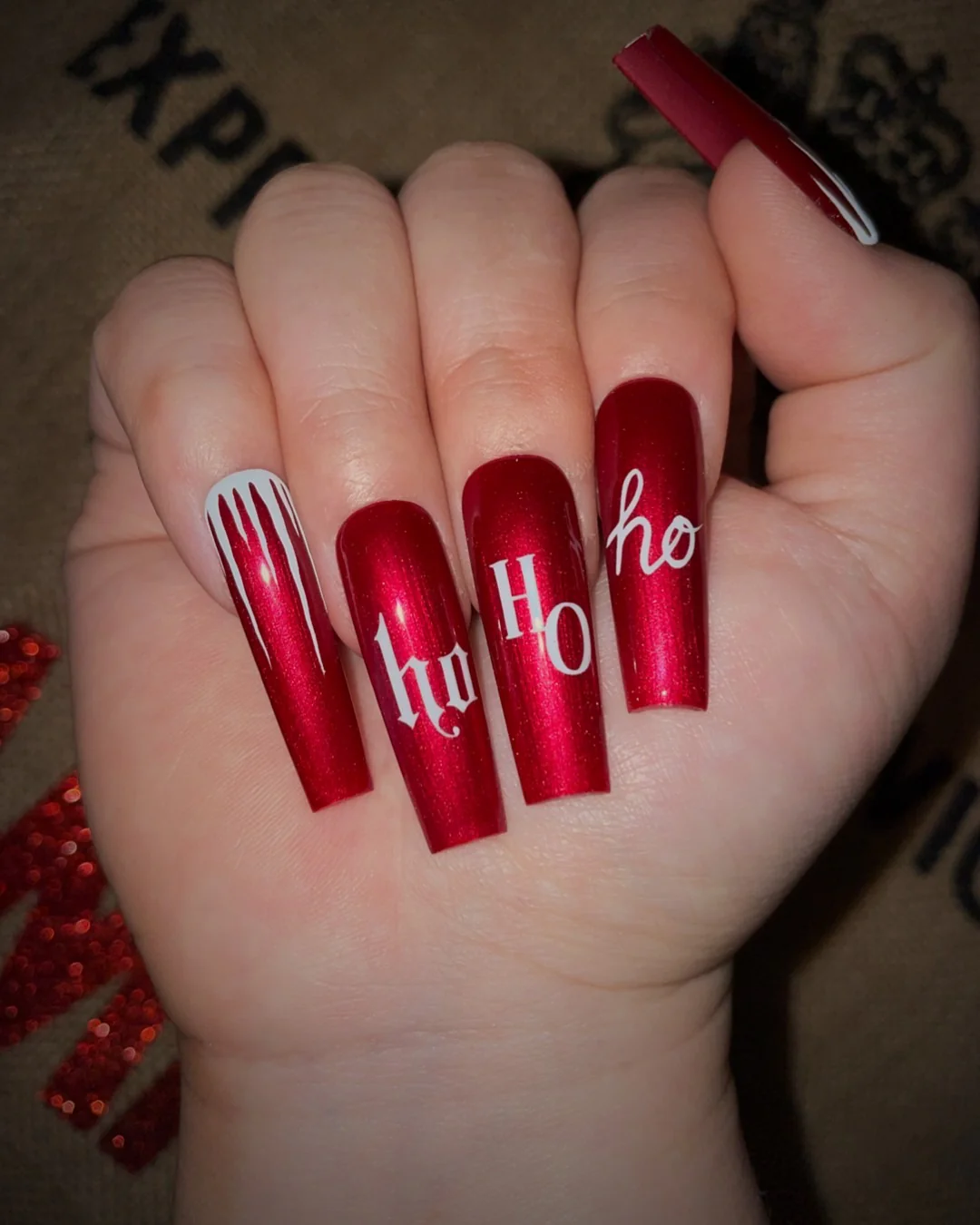 Ho, Ho, Ho! (Glow) - Nail Gallerys