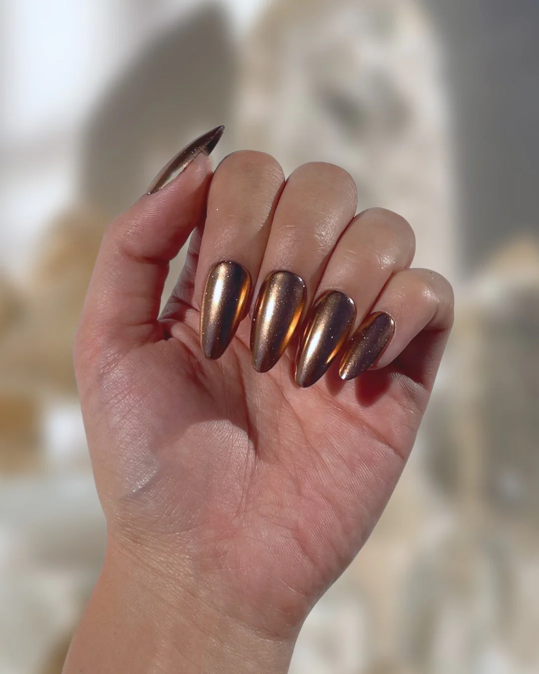 Brushed Copper - Nail Gallerys