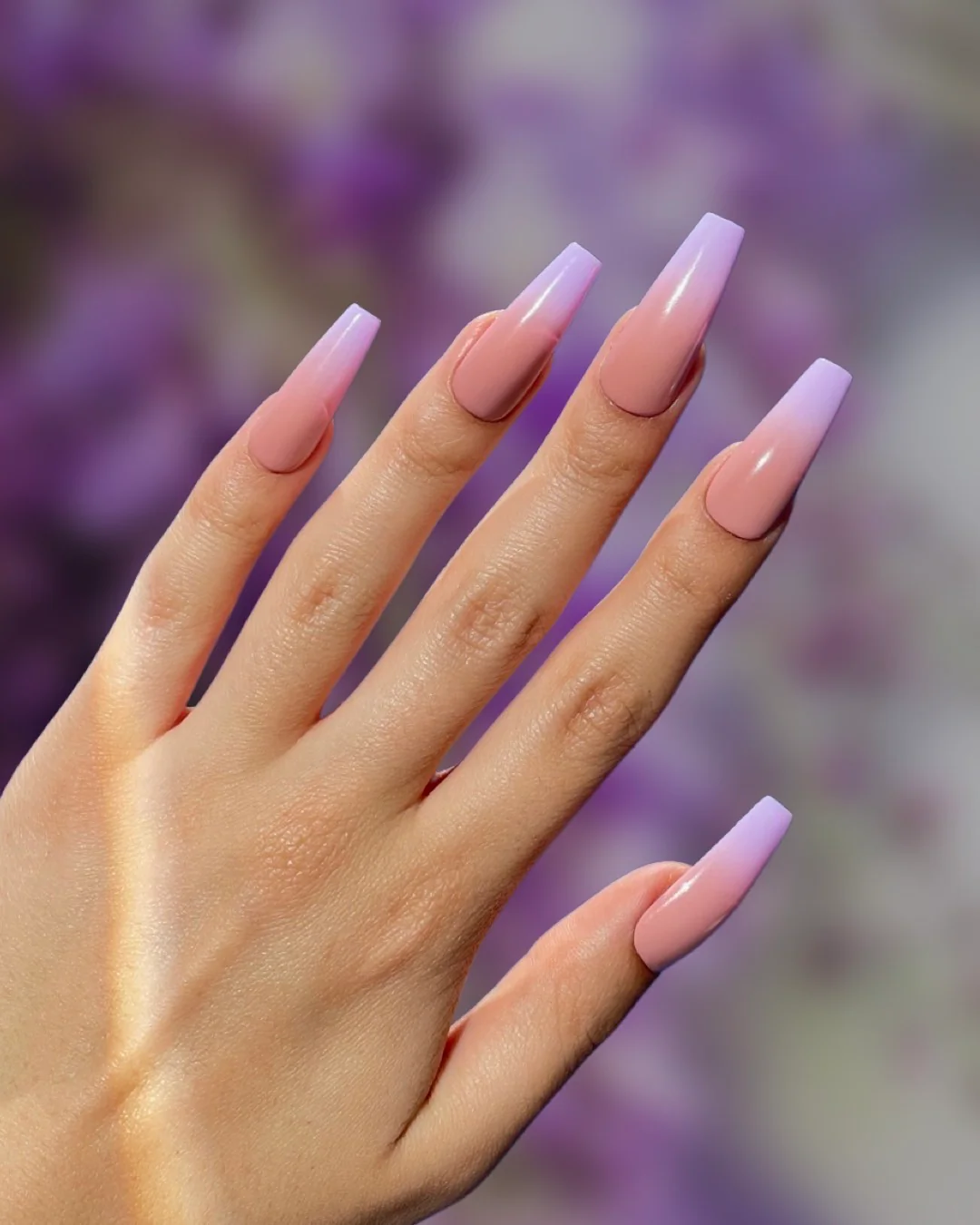 Lilac Ombre - Nail Gallerys