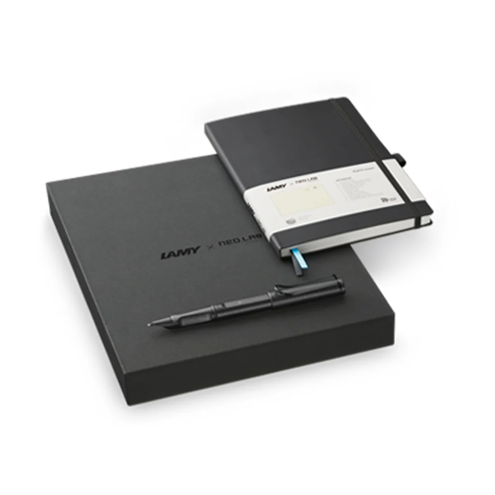 Lamy nCode 744 Safari All Black pen + digital paper set - Nail Gallerys