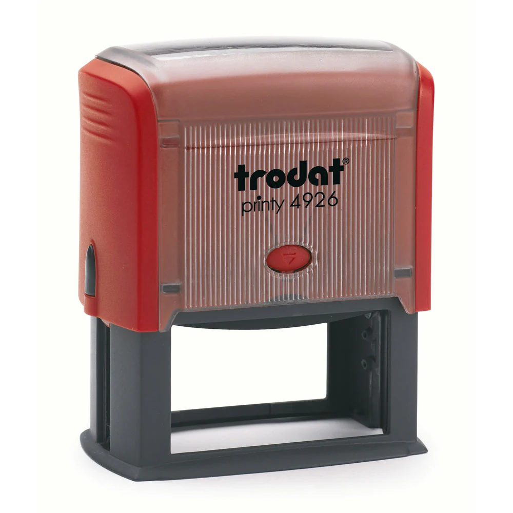 Trodat Printy Stamp 4926 Red With Red Pad - Nail Gallerys