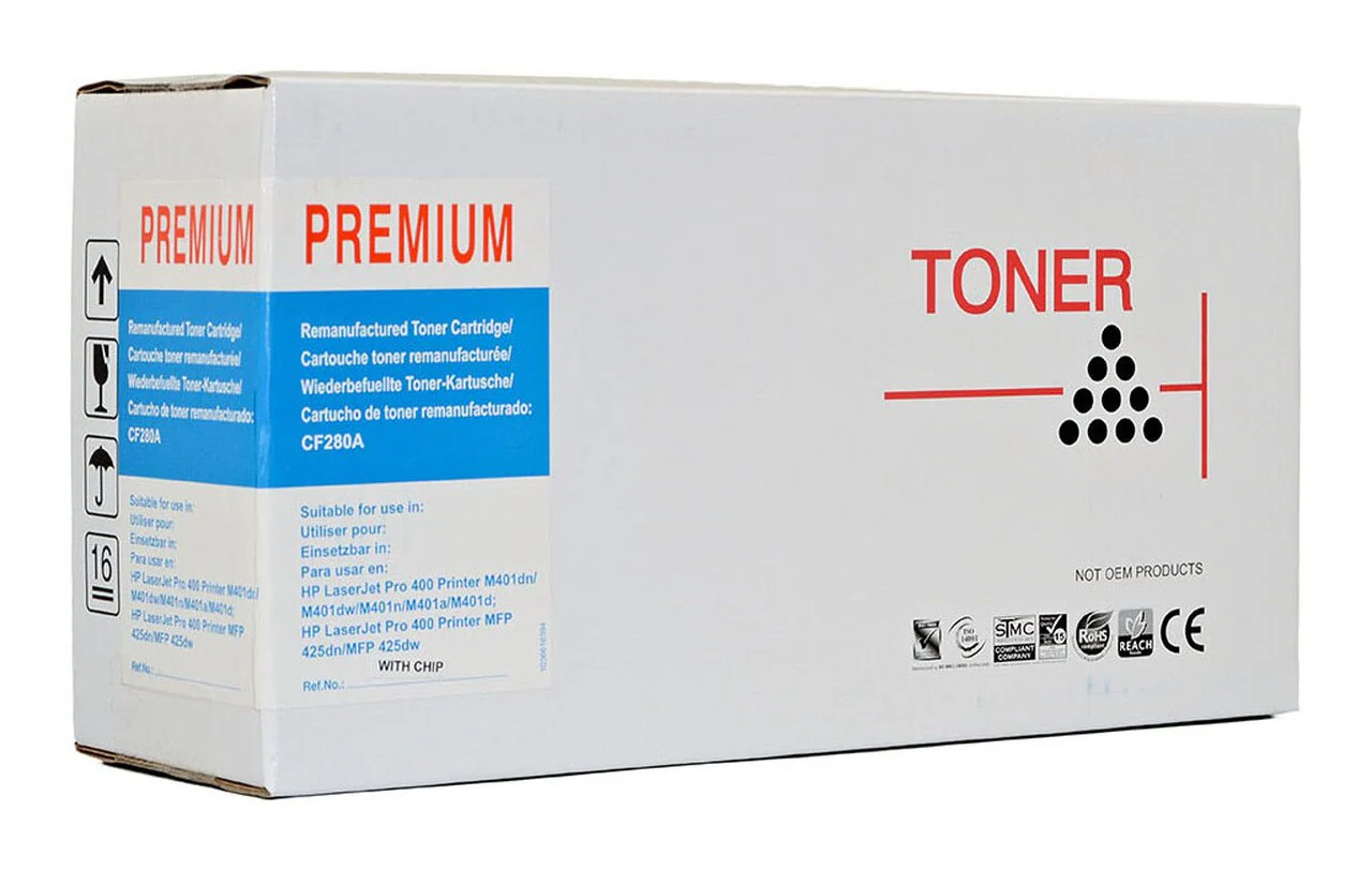 Icon Compatible Hp Cf280a Black Toner Cartridge - Nail Gallerys