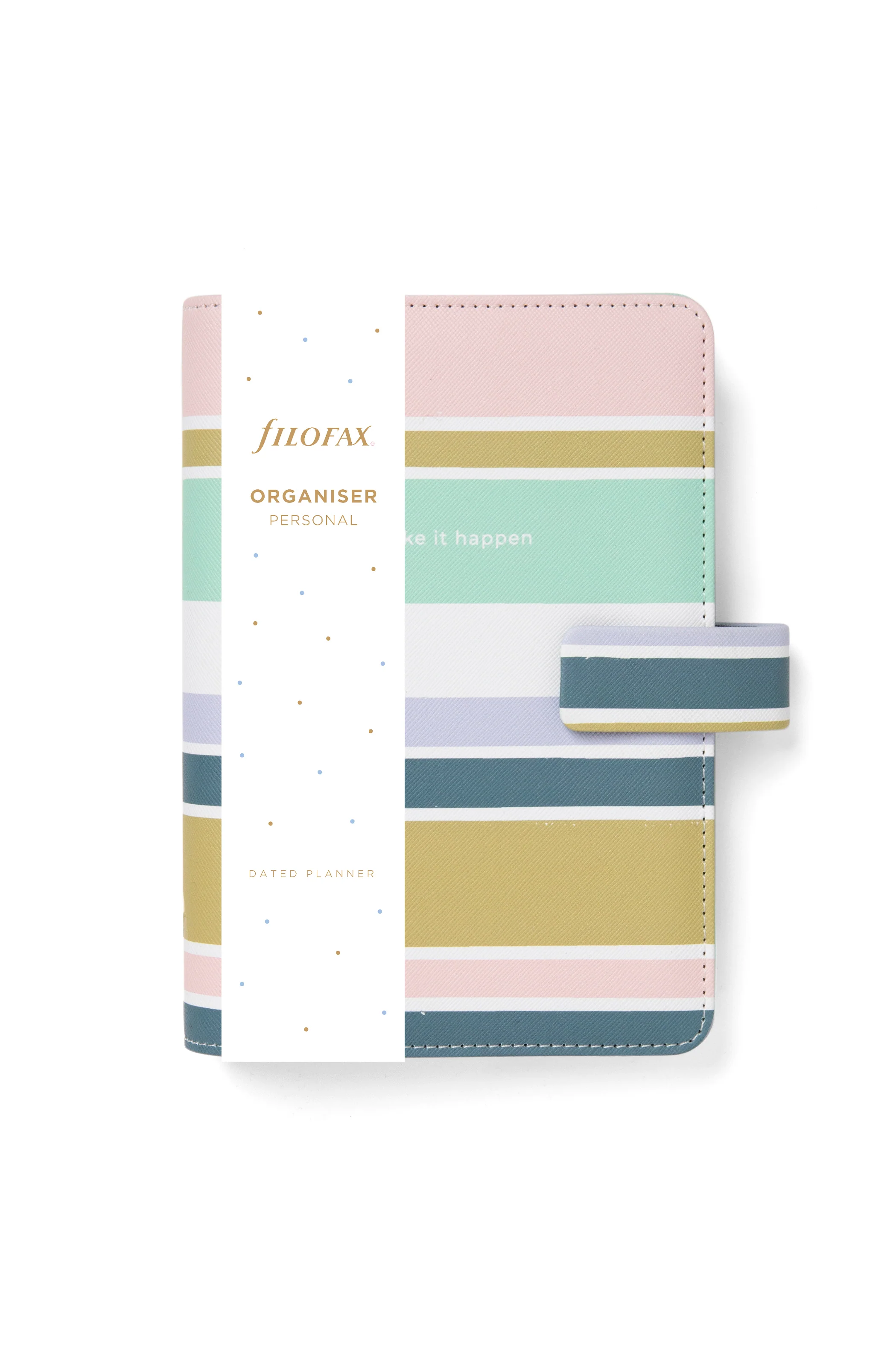 Filofax Good Vibes Personal Stripes Organiser - Nail Gallerys