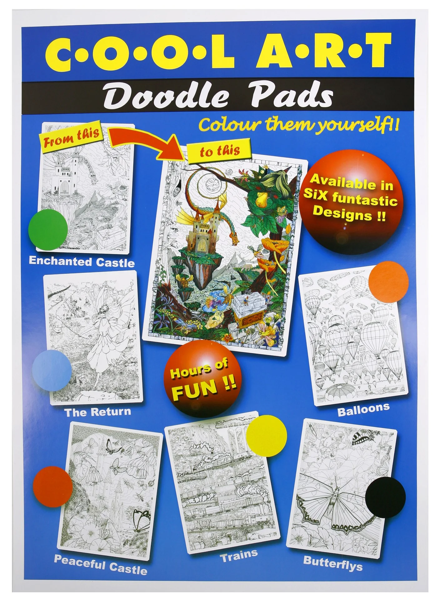 Cool Art Doodle Pads A2 - Nail Gallerys