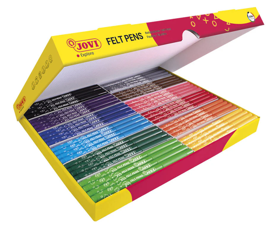 Jovi Washable Felt-Tip Pen Set of 144 - Nail Gallerys