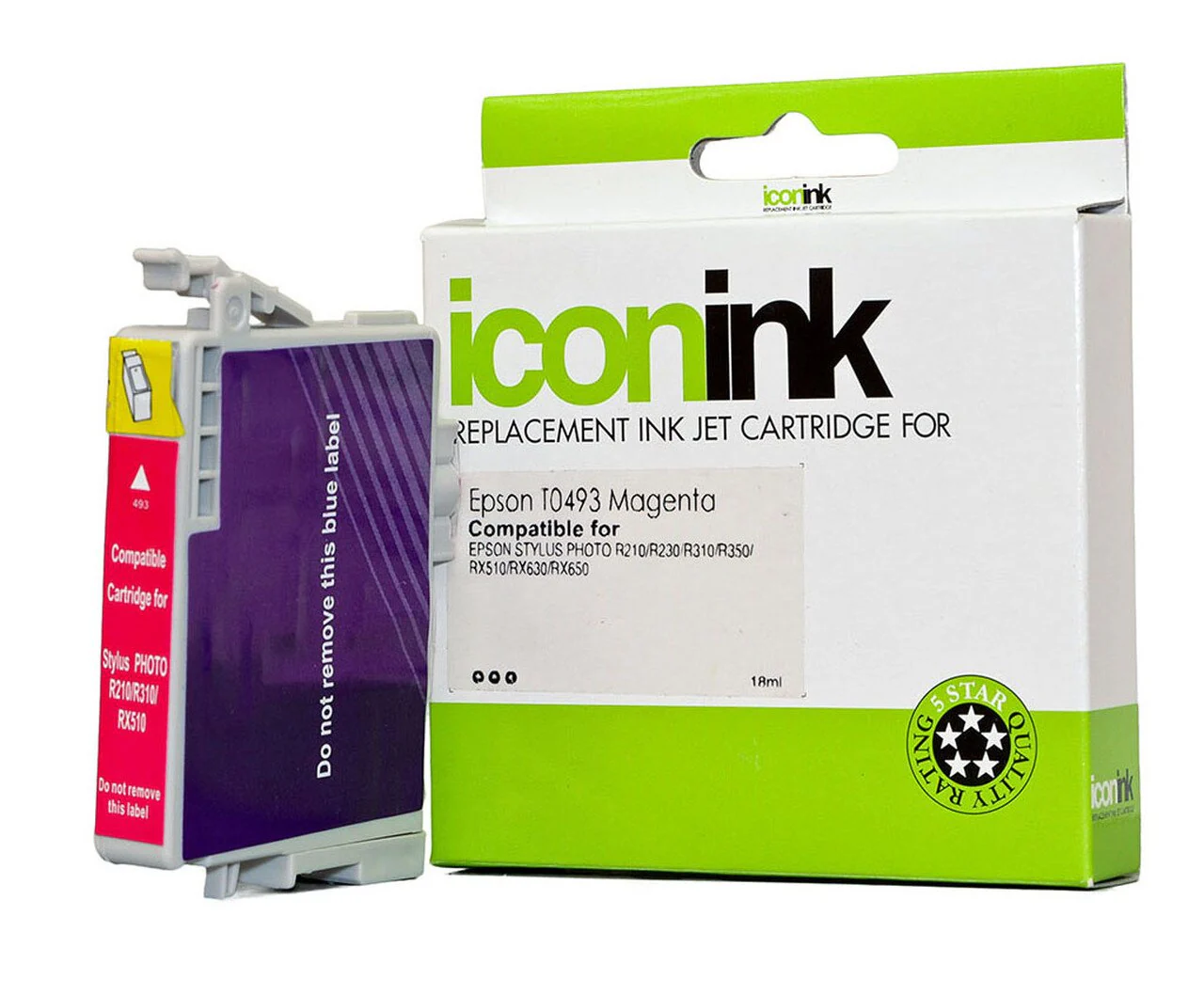 Icon Compatible Epson T0493 Magenta Ink Cartridge - Nail Gallerys