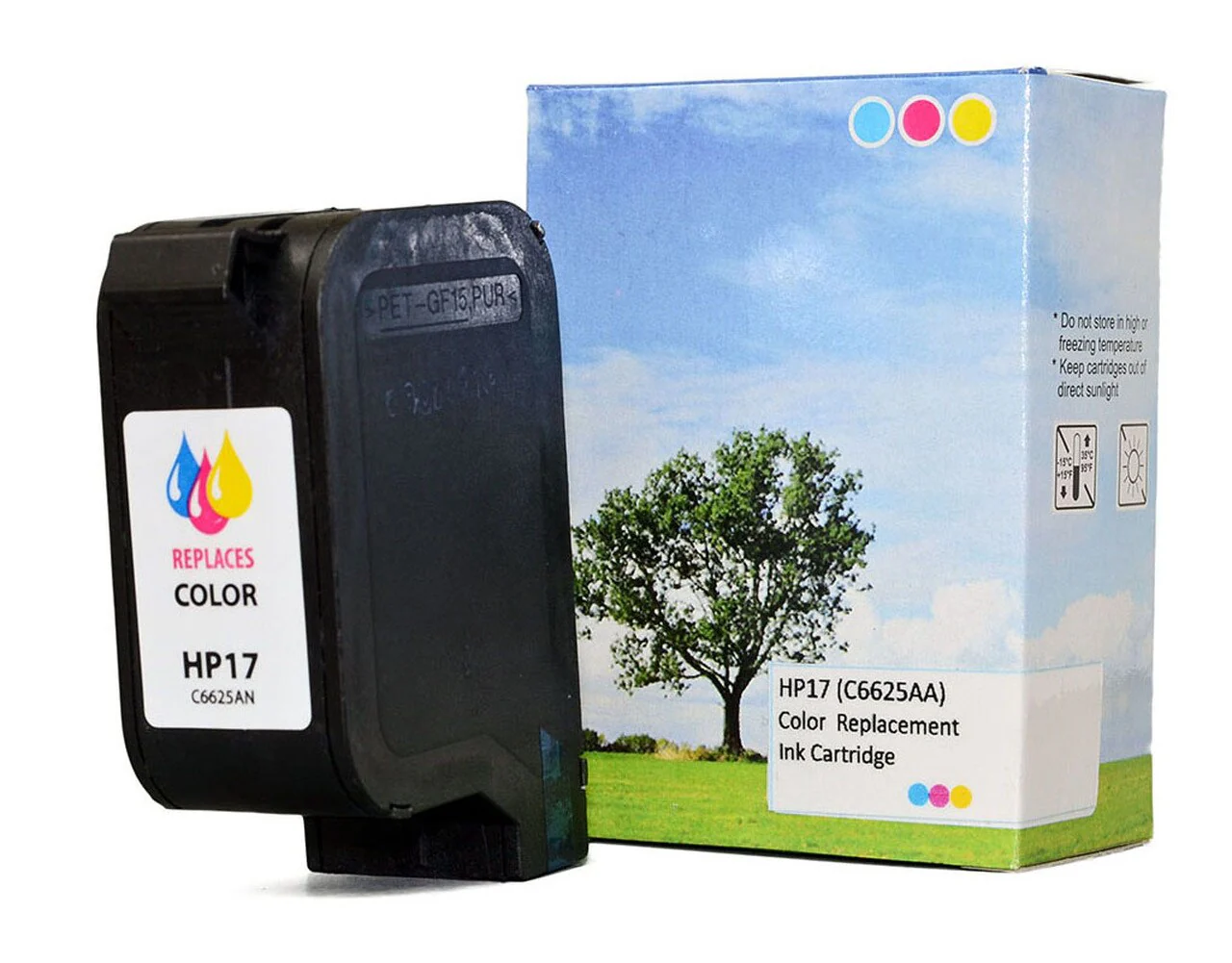 Icon Remanufactured Hp 17 Colour Ink Cartridge (c6625aa) - Nail Gallerys