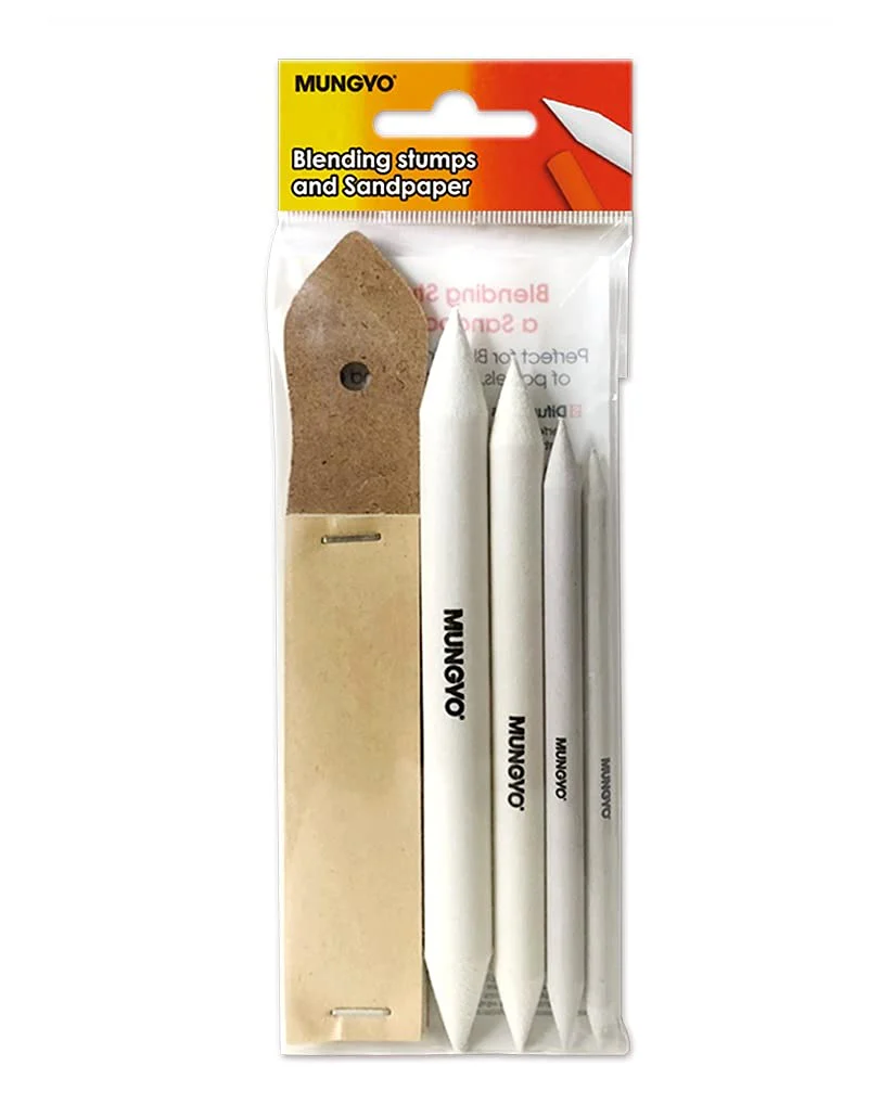 Mungyo Blending Stump & Sandpaper Set - Nail Gallerys
