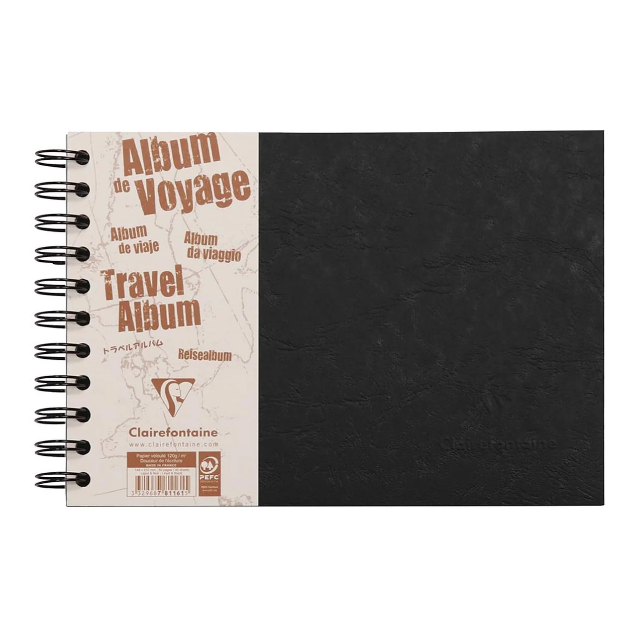 Clairefontaine Age Bag Travel Album A5 - Nail Gallerys