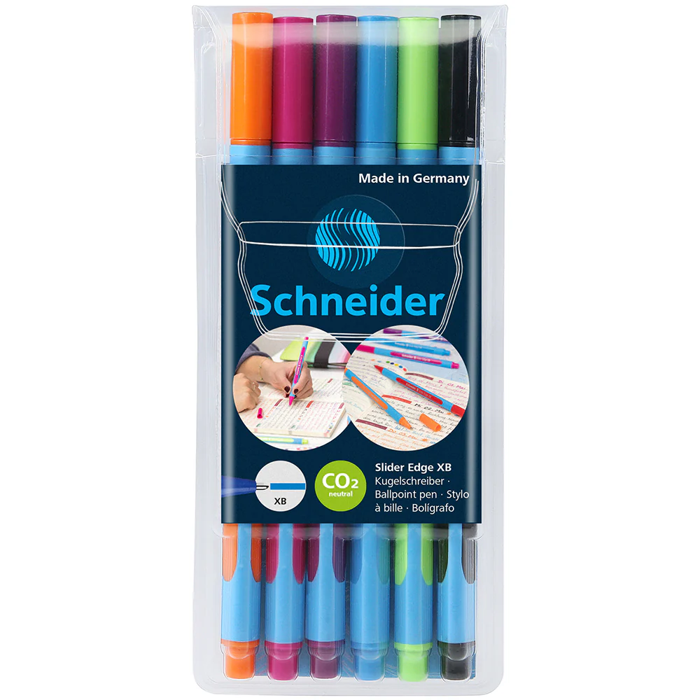 Schneider Slider Edge Xb Ballpoint Pen Assorted Wallets - Nail Gallerys