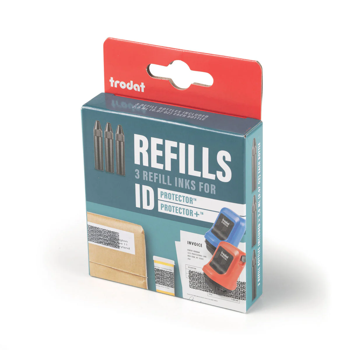 Trodat ID Protector Roller Stamp Ink Refills - Nail Gallerys
