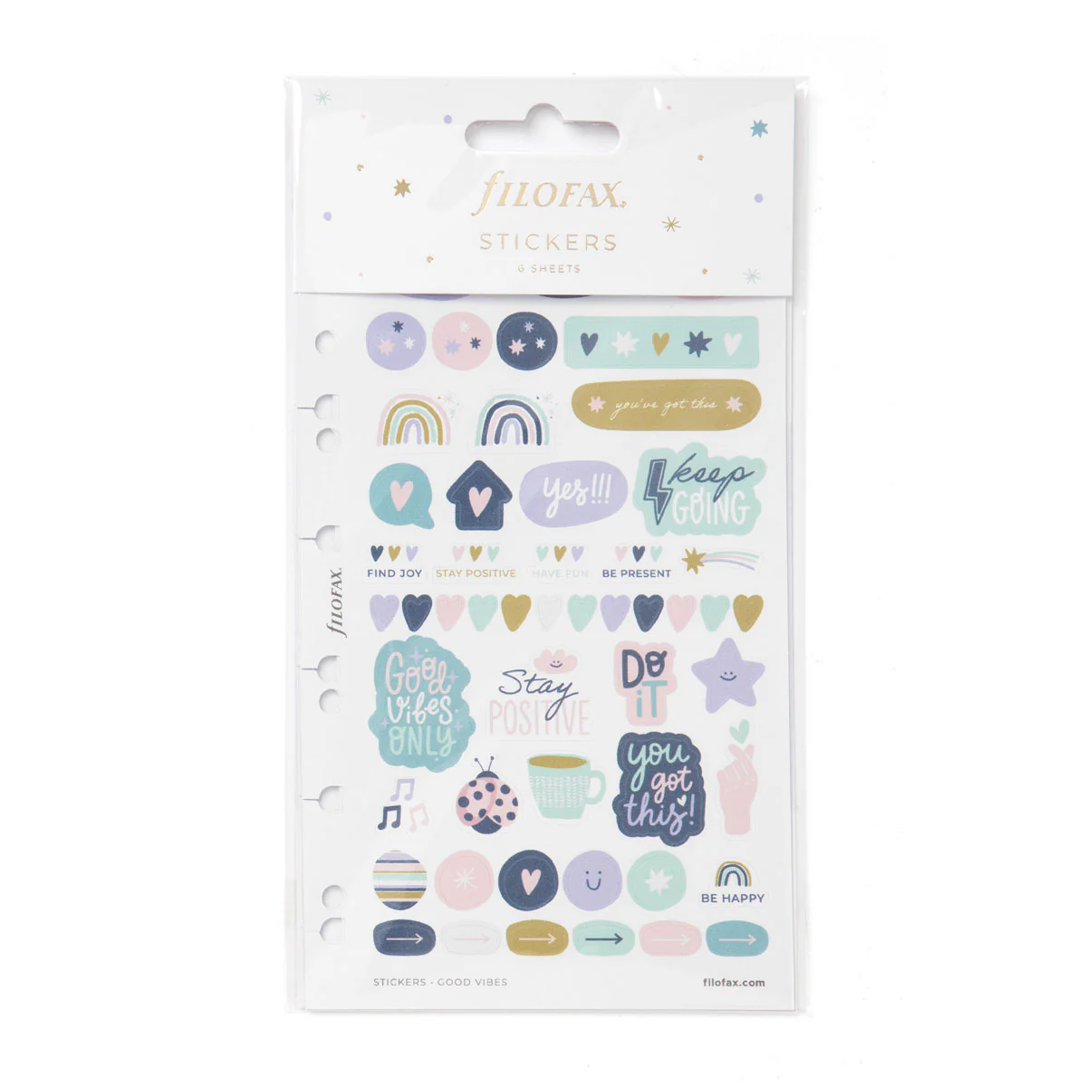 Filofax Good Vibes Stickers - Nail Gallerys