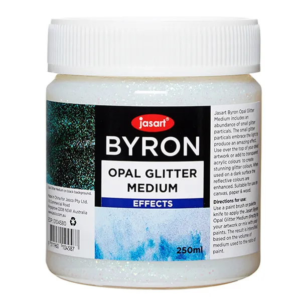 Jasart Byron 250ml Opal Glitter Medium - Nail Gallerys