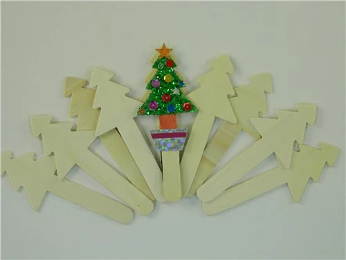 Anthony Peters Wood Craft Stick Christmas Trees - Pack Of 10 - Nail Gallerys