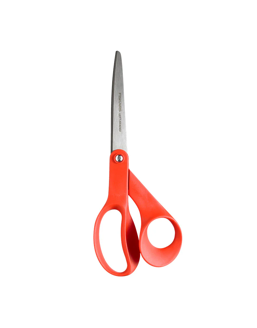 Fiskars 8 Inch Left Handed Scissors - Nail Gallerys
