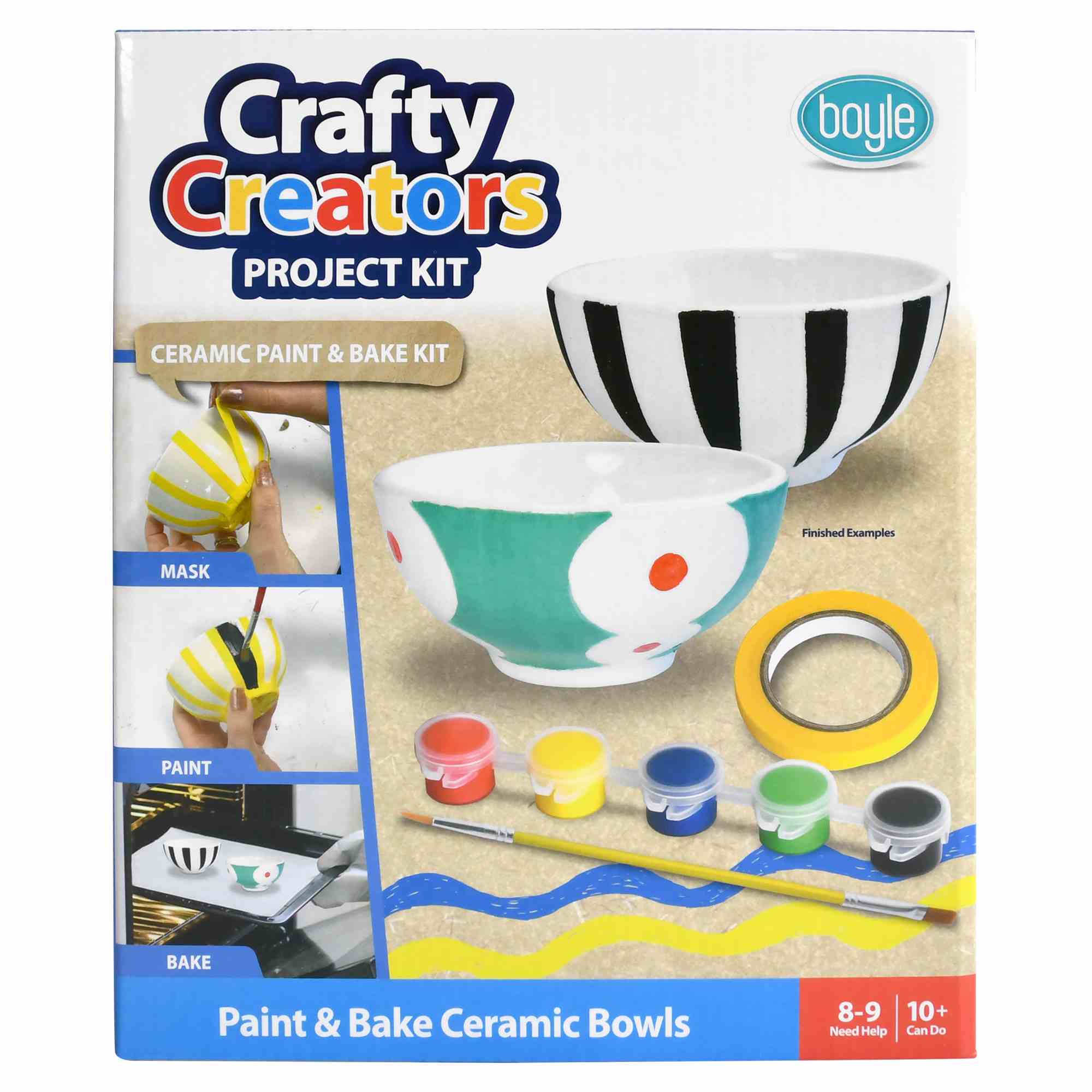 Boyle Crafty Creators Paint & Bake Bowls Project Kit - Nail Gallerys