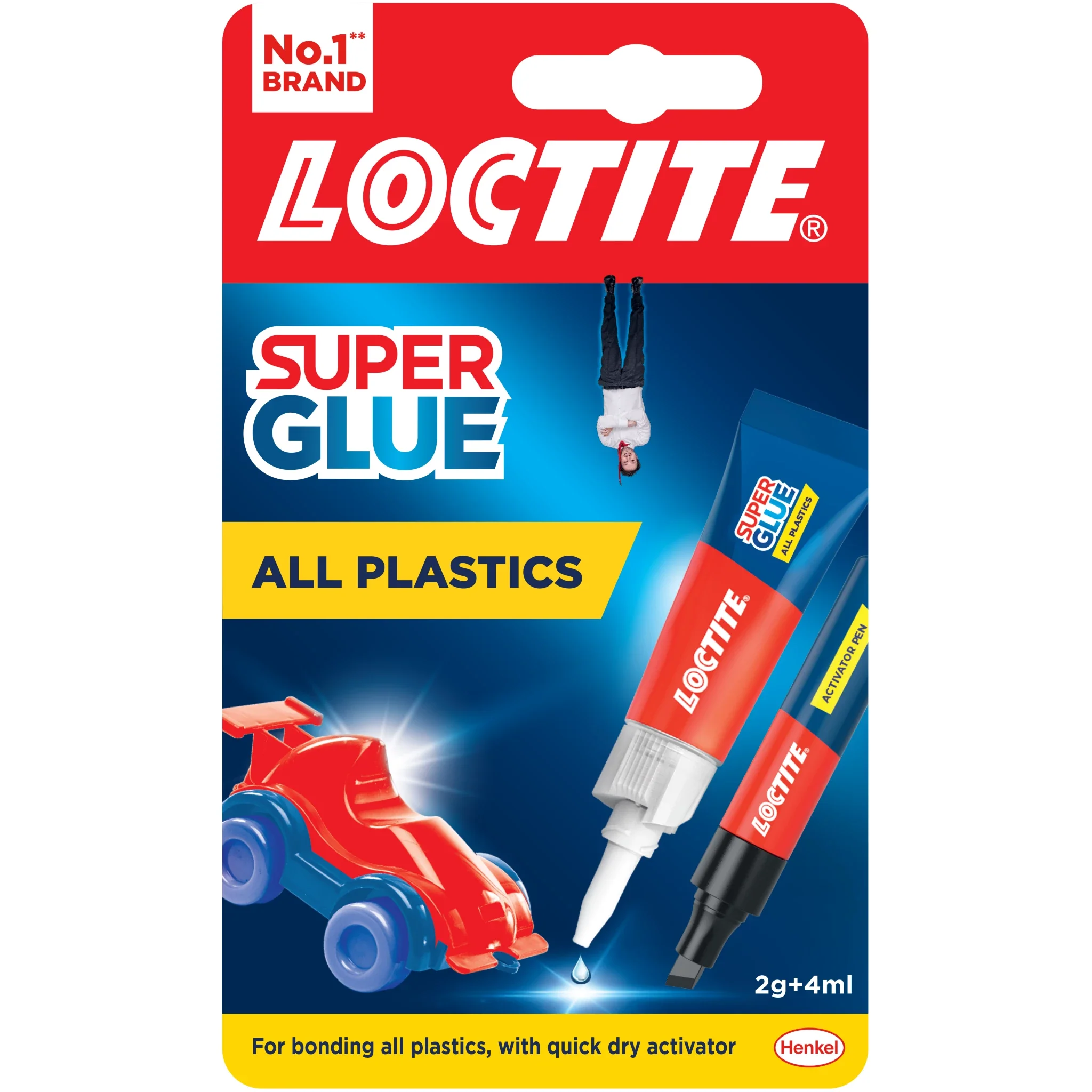Loctite 2-Part All Plastics 2g & 4ml Super Glue - Nail Gallerys
