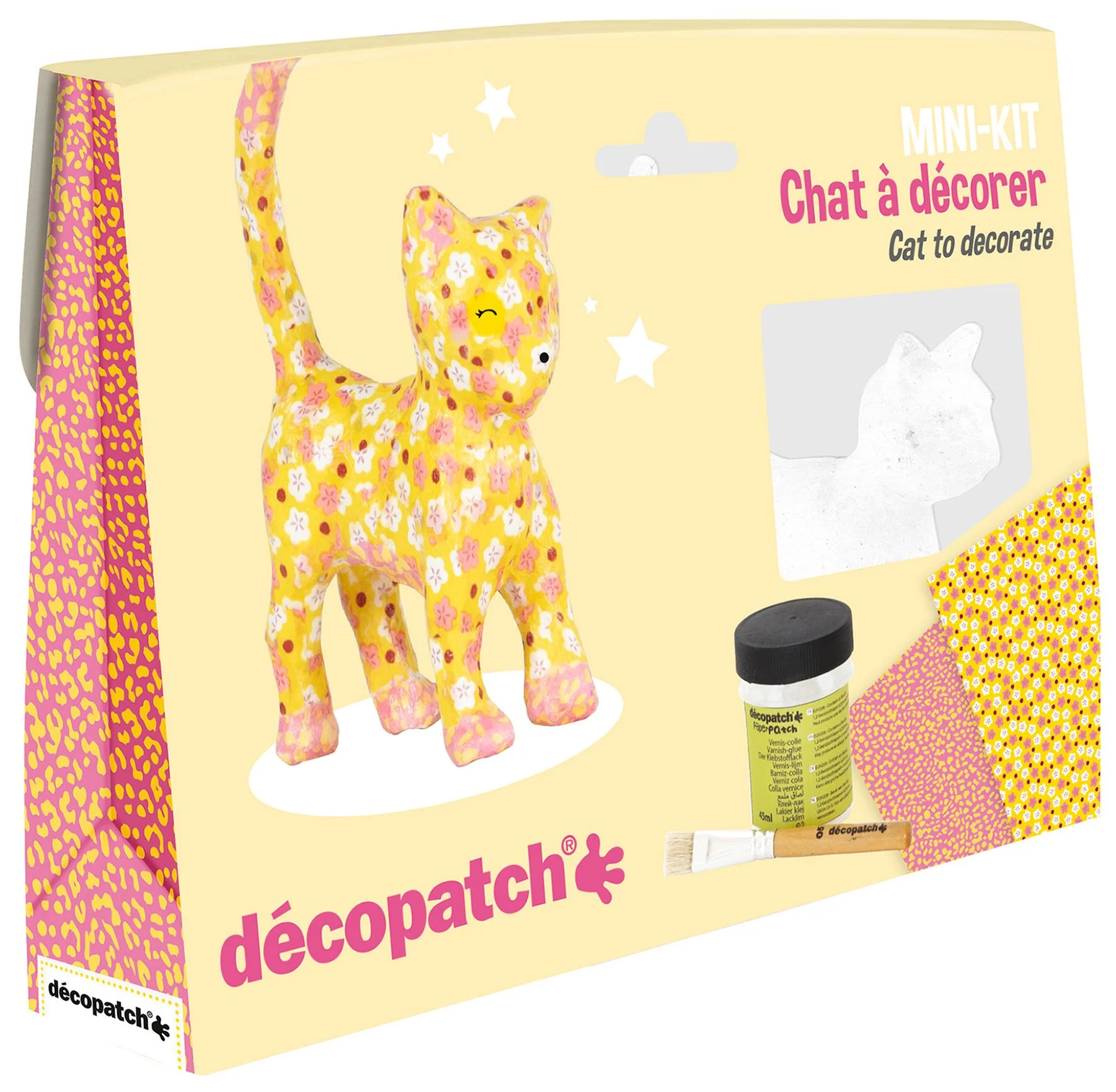 Decopatch Cat Mini Mache Kit - Nail Gallerys