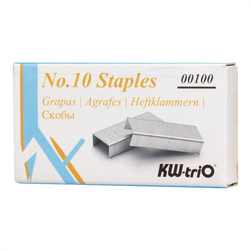 Kw-Trio Staples No.10 Box Of 1000 - Nail Gallerys