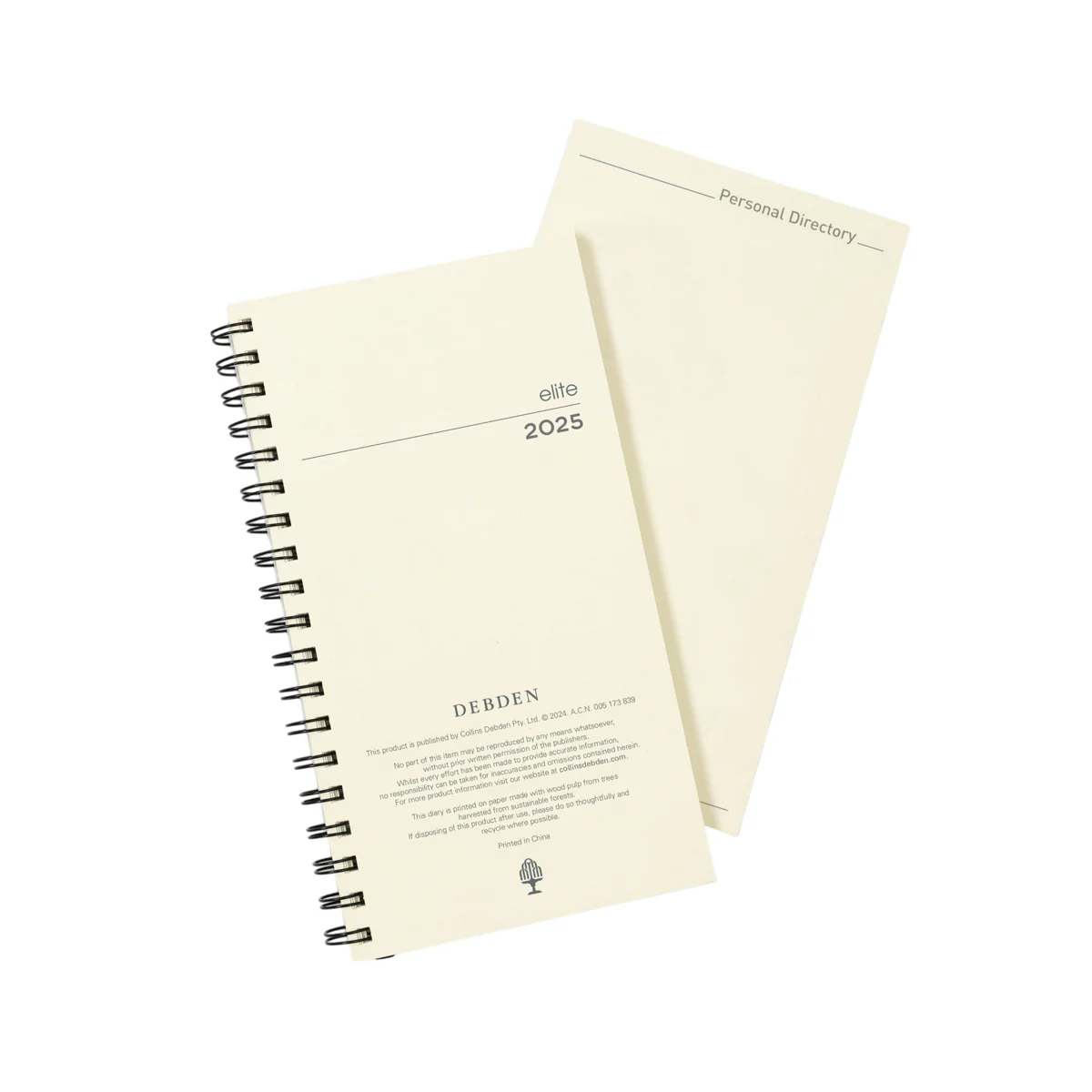 Debden Elite Pocket Executive Week to a View 2025 Diary Refill - Nail Gallerys