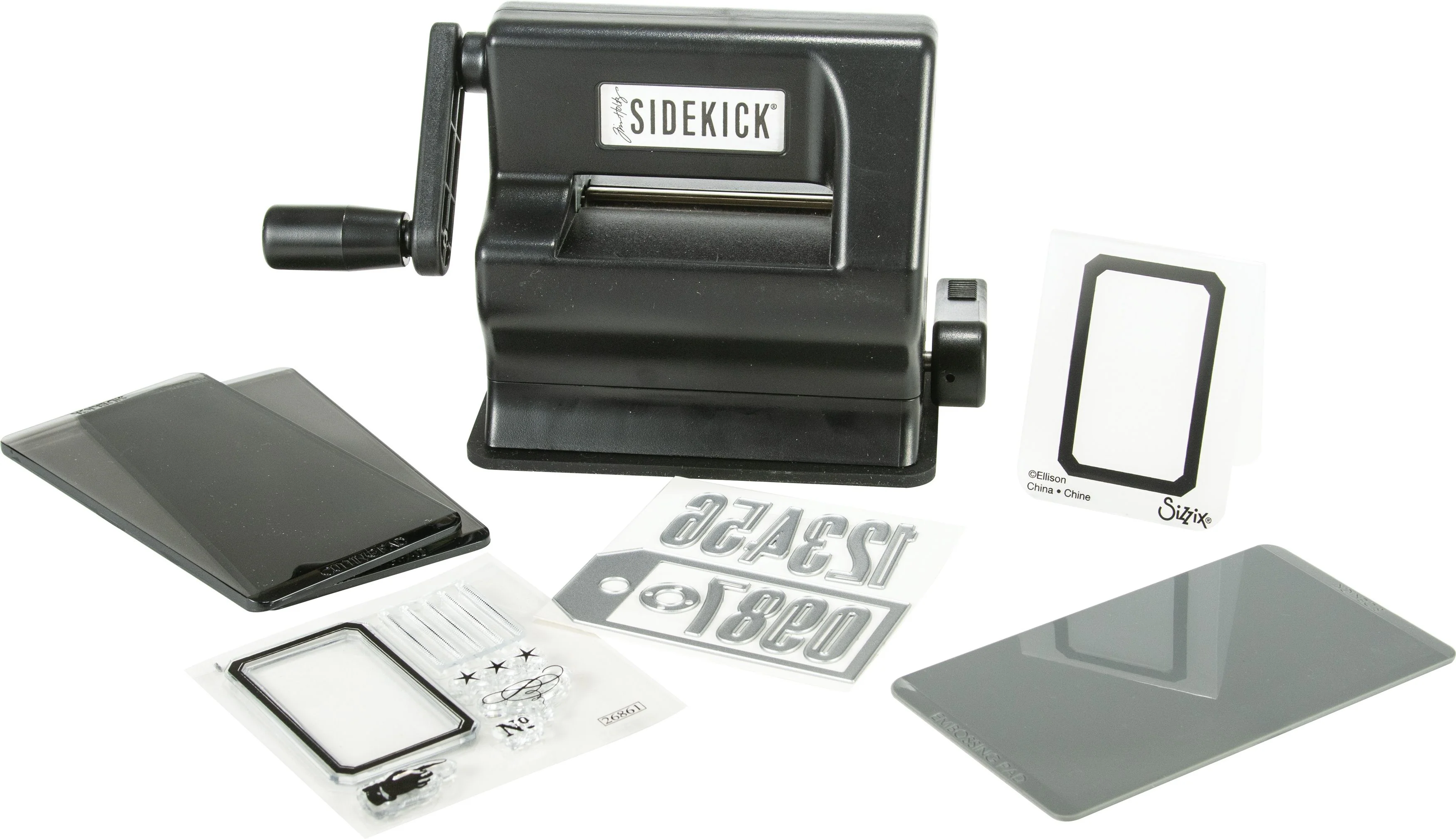Sizzix Sidekick Die Cutting Starter Kit Featuring Tim Holtz Black - Nail Gallerys