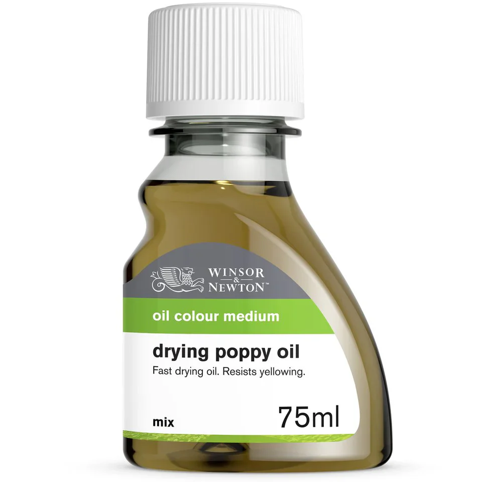 Winsor & Newton 75ml Drying Poppy Oil - Nail Gallerys
