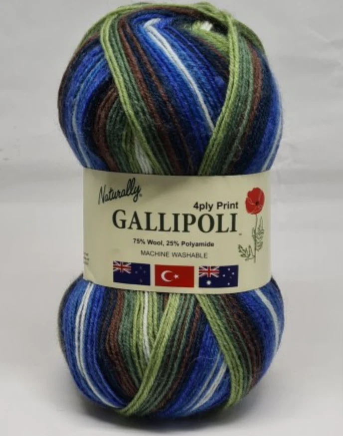 Naturally Gallipoli Print Yarn 4ply - Nail Gallerys