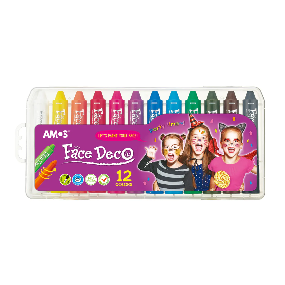 Amos Face Deco Facepaints Set of 12 - Nail Gallerys