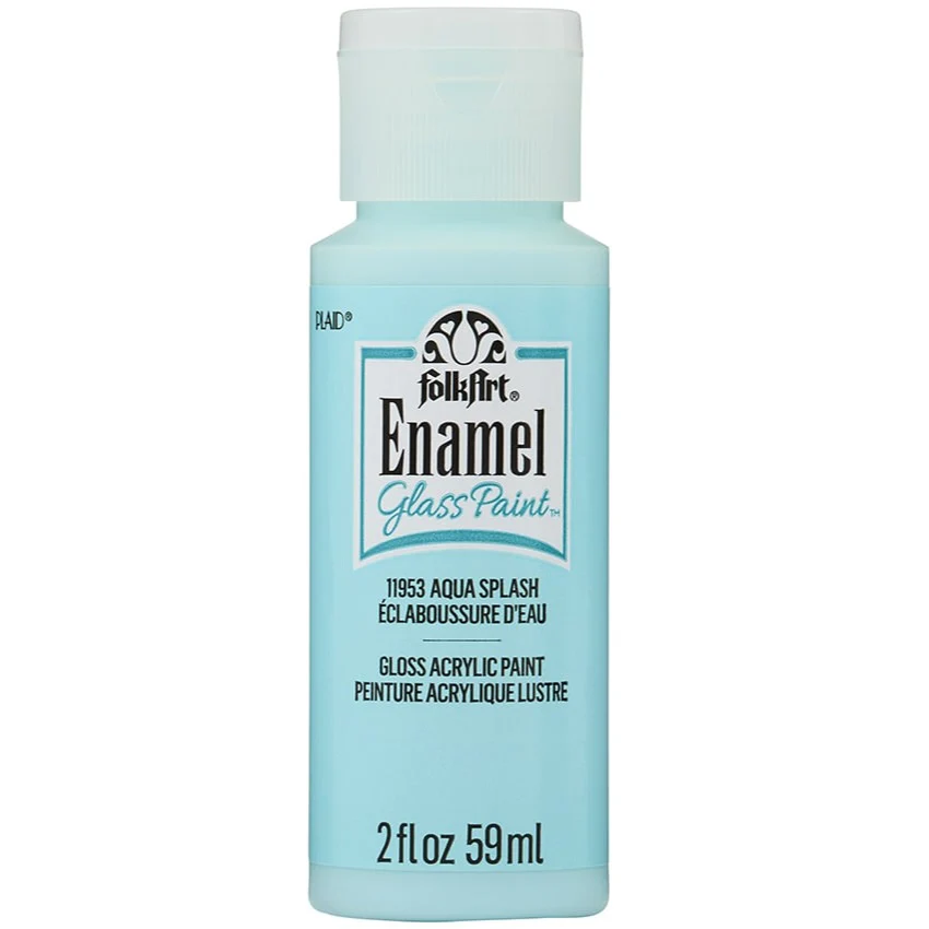 FolkArt Glass Acrylic Enamel Paints 59ml - Nail Gallerys